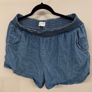 Denim Blue Women's Shorts